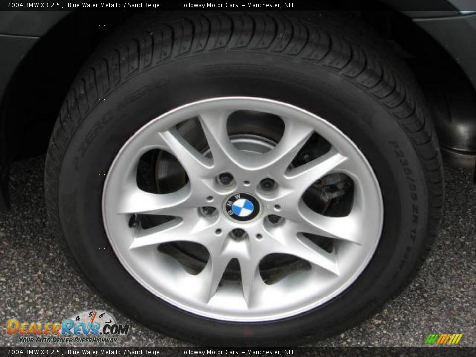 2004 BMW X3 2.5i Blue Water Metallic / Sand Beige Photo #5
