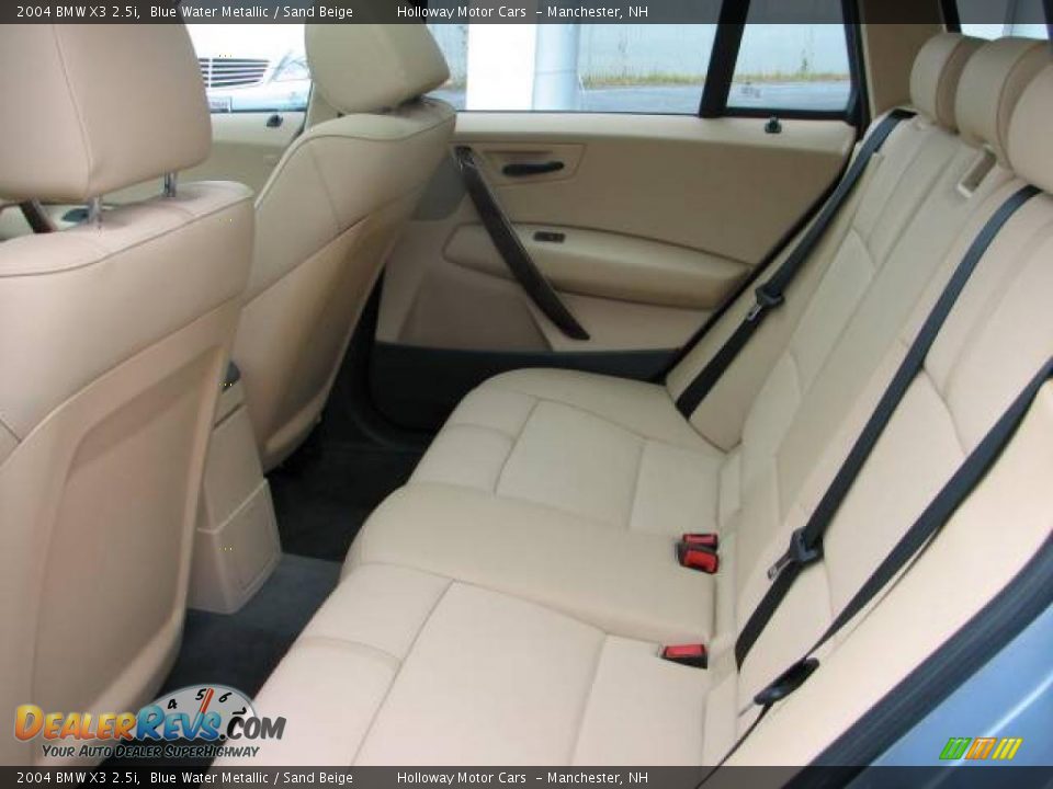 2004 BMW X3 2.5i Blue Water Metallic / Sand Beige Photo #6