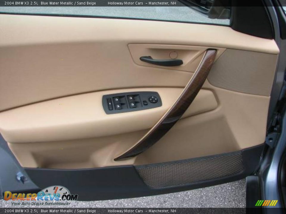 2004 BMW X3 2.5i Blue Water Metallic / Sand Beige Photo #8