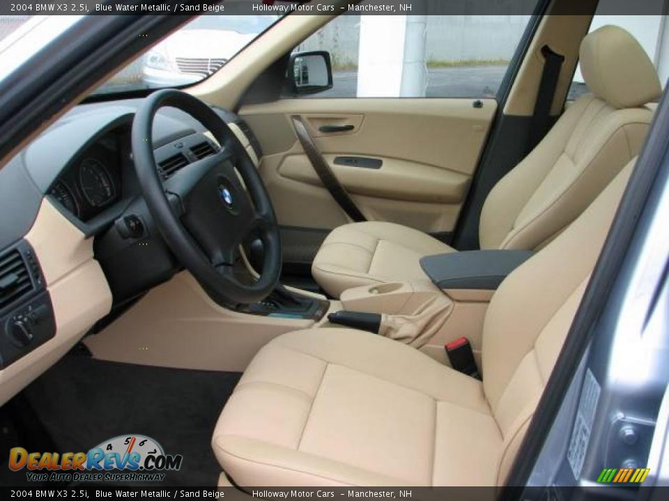 2004 BMW X3 2.5i Blue Water Metallic / Sand Beige Photo #9