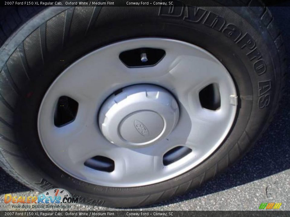 2007 Ford F150 XL Regular Cab Oxford White / Medium Flint Photo #9