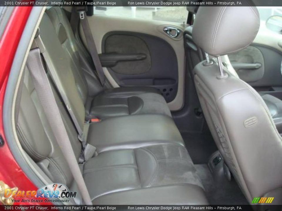 2001 Chrysler PT Cruiser Inferno Red Pearl / Taupe/Pearl Beige Photo #16