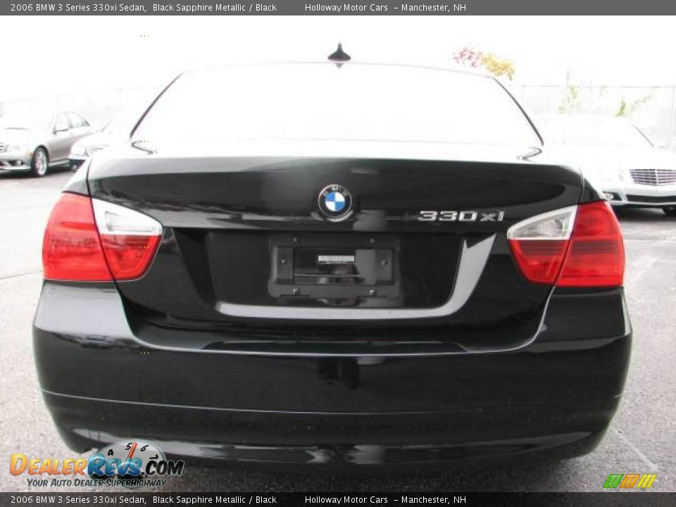 2006 BMW 3 Series 330xi Sedan Black Sapphire Metallic / Black Photo #4