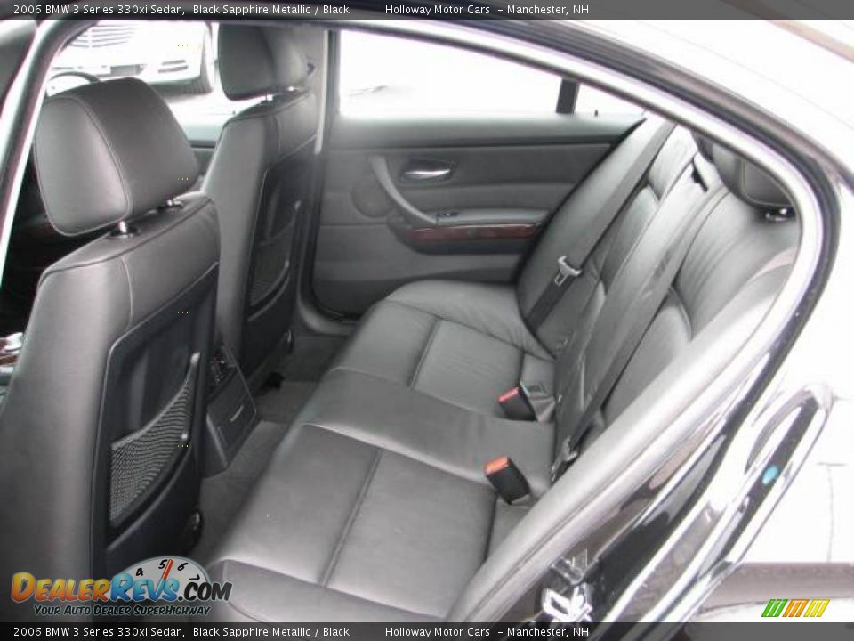 2006 BMW 3 Series 330xi Sedan Black Sapphire Metallic / Black Photo #6