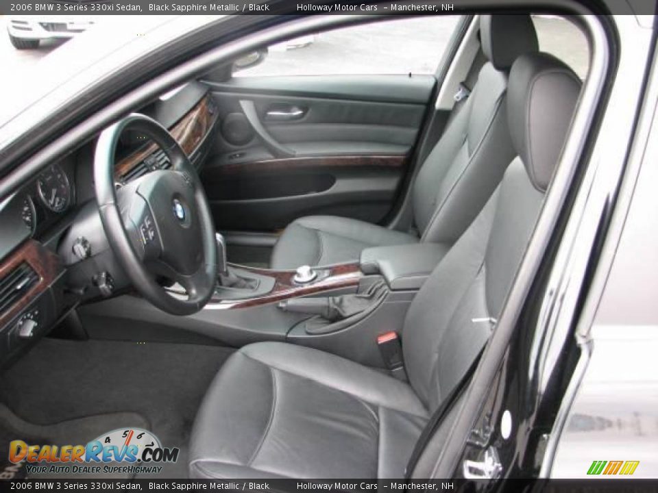 2006 BMW 3 Series 330xi Sedan Black Sapphire Metallic / Black Photo #9
