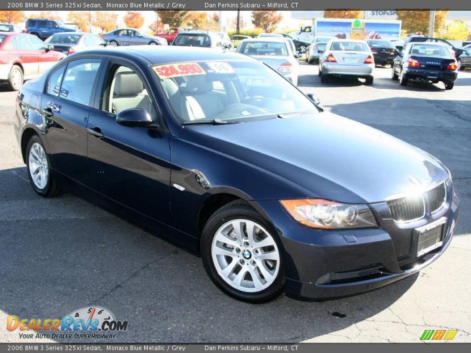 2006 BMW 3 Series 325xi Sedan Monaco Blue Metallic / Grey Photo #3