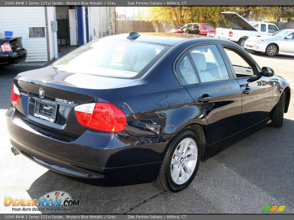 2006 BMW 3 Series 325xi Sedan Monaco Blue Metallic / Grey Photo #5