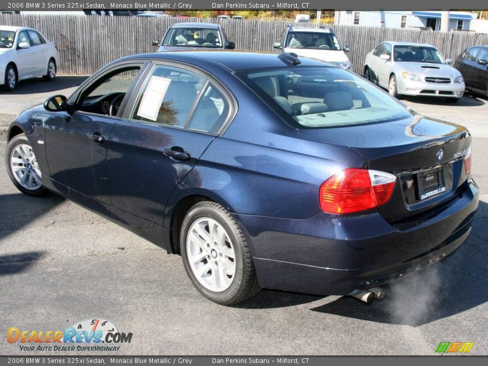 2006 BMW 3 Series 325xi Sedan Monaco Blue Metallic / Grey Photo #6
