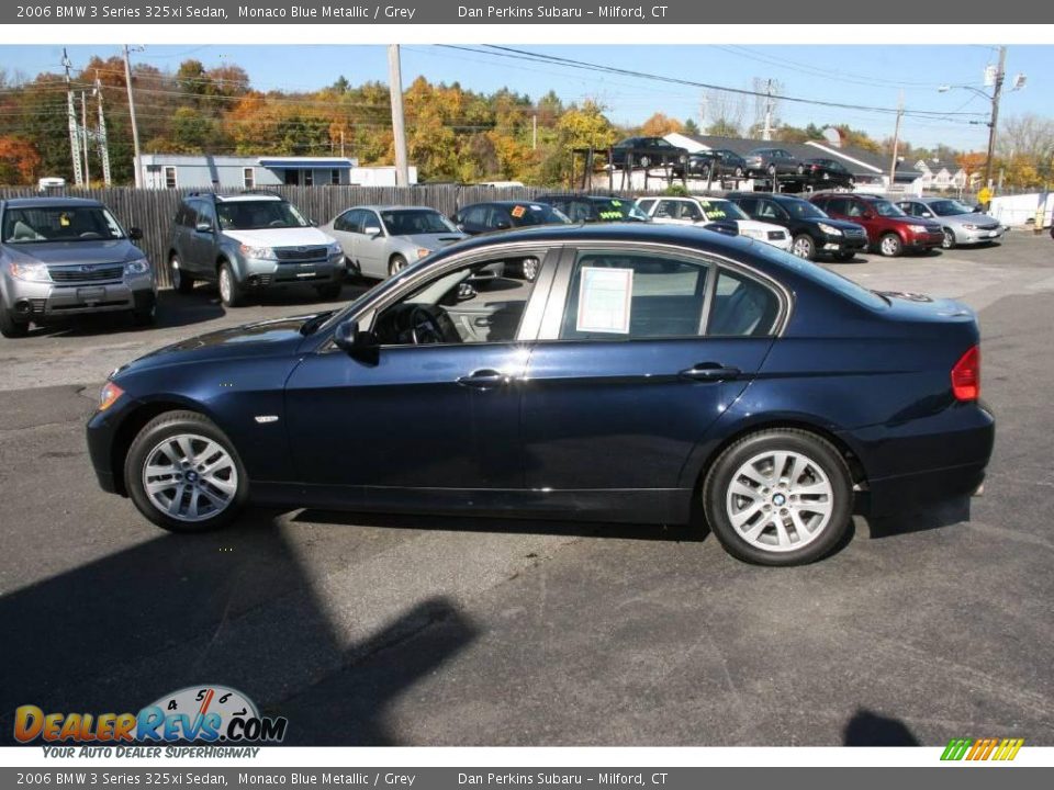 2006 BMW 3 Series 325xi Sedan Monaco Blue Metallic / Grey Photo #8