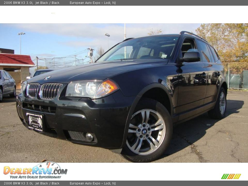 2006 BMW X3 3.0i Jet Black / Black Photo #1