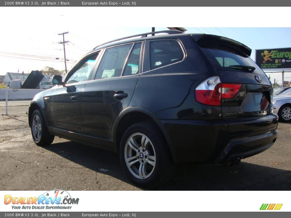 2006 BMW X3 3.0i Jet Black / Black Photo #3