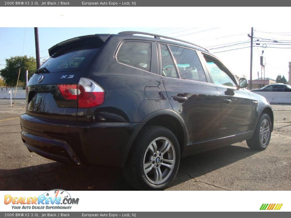2006 BMW X3 3.0i Jet Black / Black Photo #4