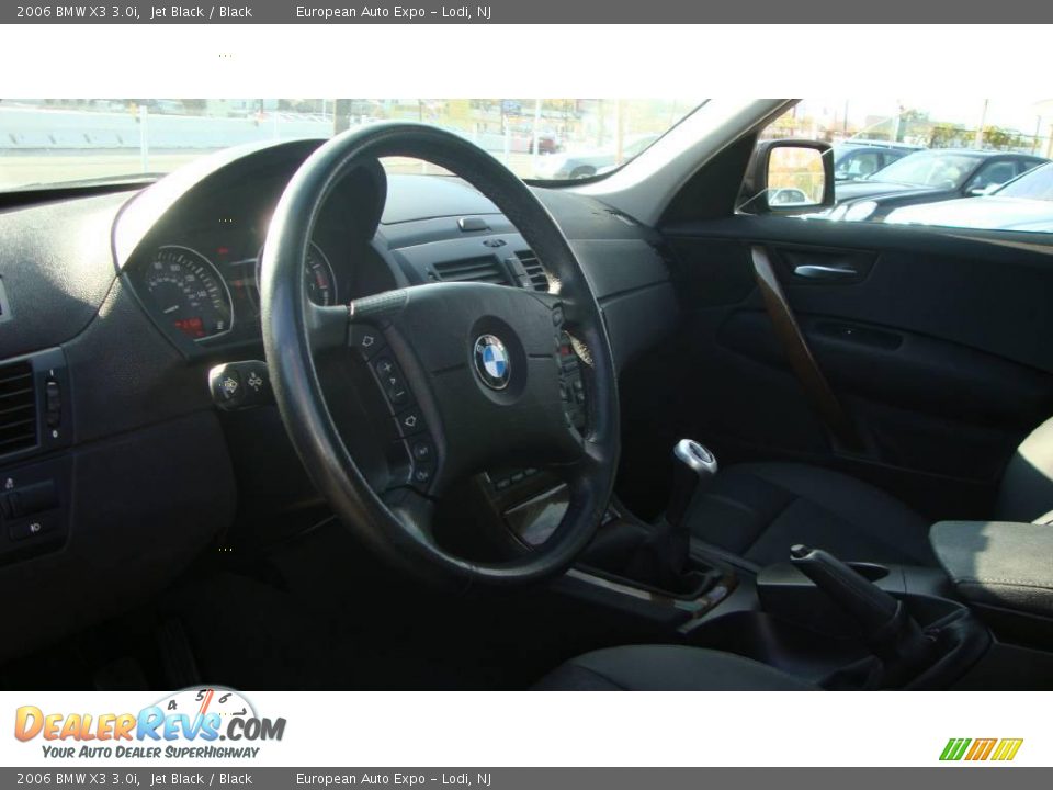 2006 BMW X3 3.0i Jet Black / Black Photo #6