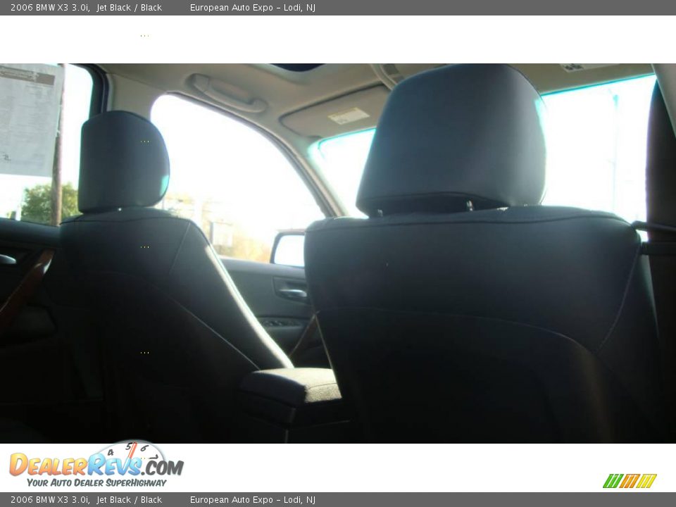 2006 BMW X3 3.0i Jet Black / Black Photo #13