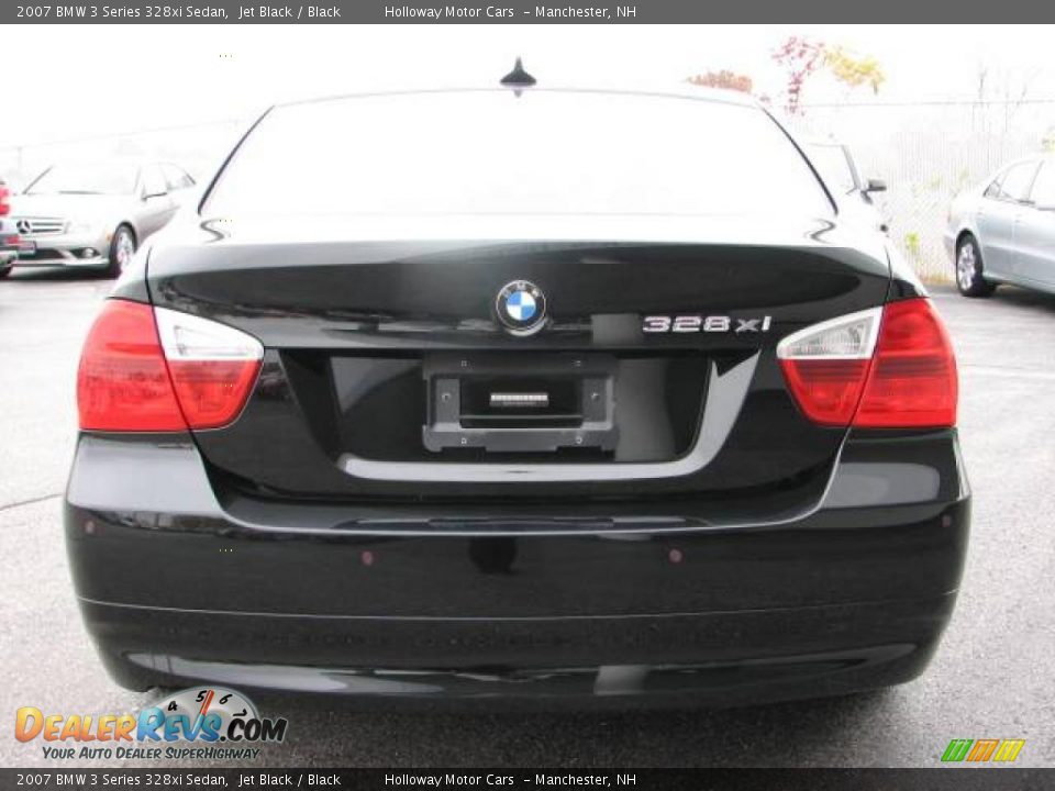 2007 BMW 3 Series 328xi Sedan Jet Black / Black Photo #4