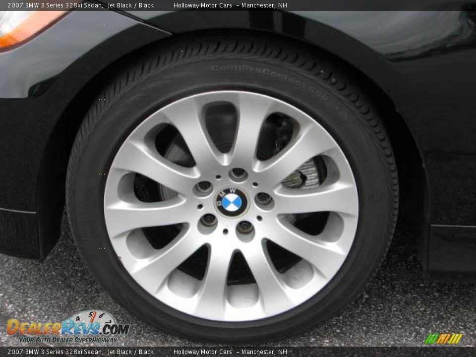 2007 BMW 3 Series 328xi Sedan Jet Black / Black Photo #5