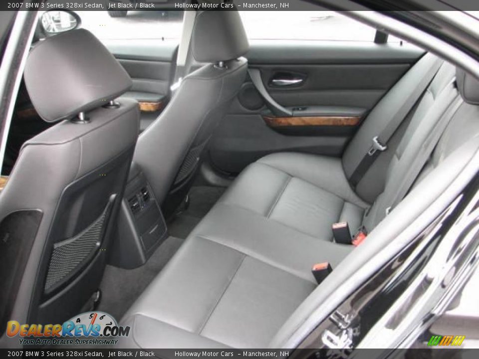 2007 BMW 3 Series 328xi Sedan Jet Black / Black Photo #6