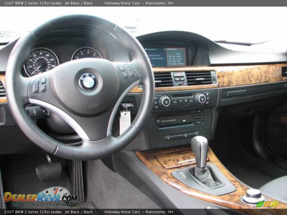 2007 BMW 3 Series 328xi Sedan Jet Black / Black Photo #7