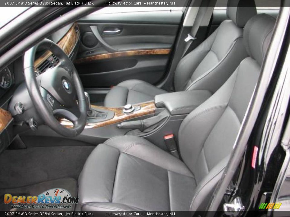 2007 BMW 3 Series 328xi Sedan Jet Black / Black Photo #9