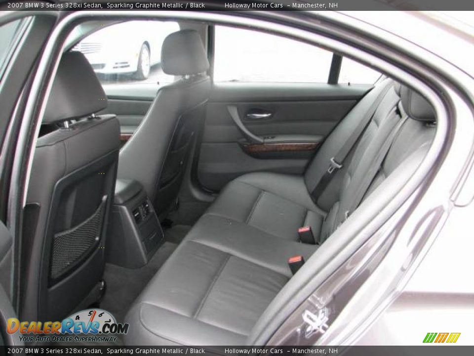 2007 BMW 3 Series 328xi Sedan Sparkling Graphite Metallic / Black Photo #6