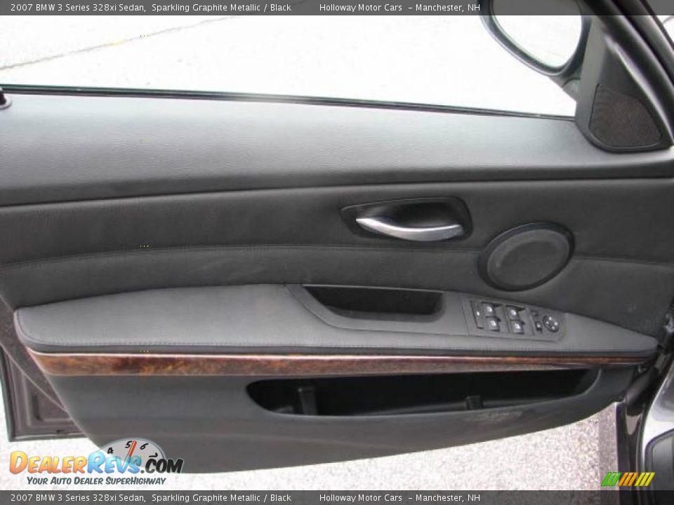 2007 BMW 3 Series 328xi Sedan Sparkling Graphite Metallic / Black Photo #8