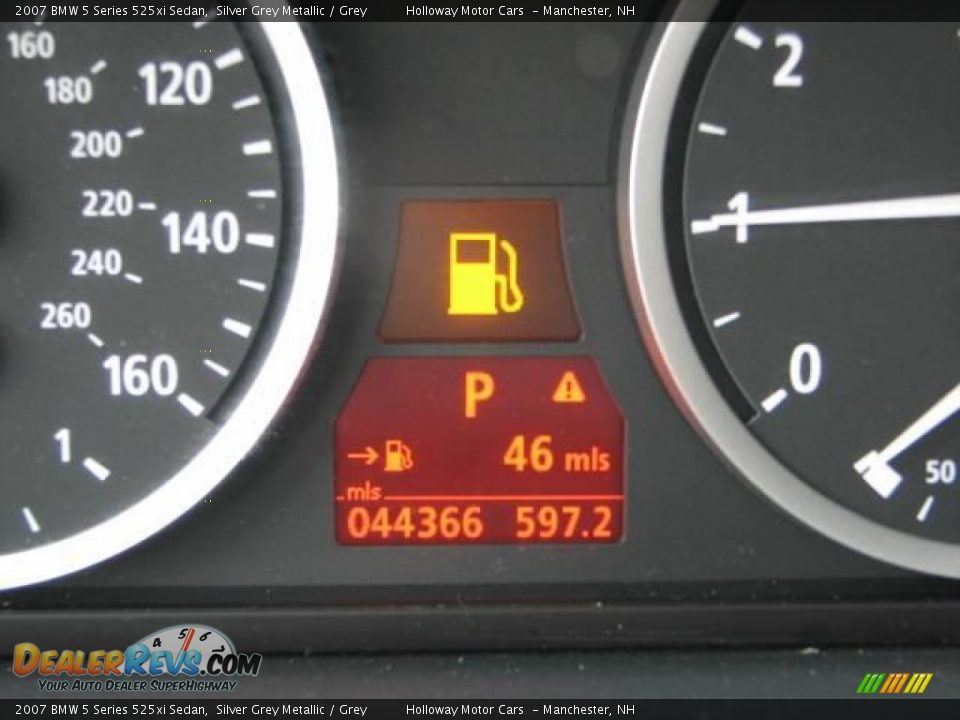2007 BMW 5 Series 525xi Sedan Silver Grey Metallic / Grey Photo #10