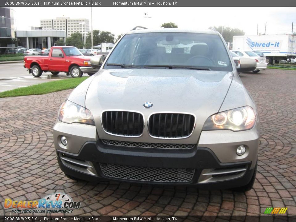 2008 BMW X5 3.0si Platinum Bronze Metallic / Black Photo #2