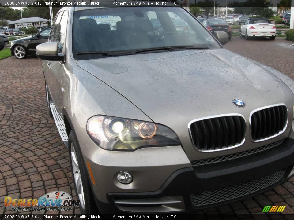 2008 BMW X5 3.0si Platinum Bronze Metallic / Black Photo #8