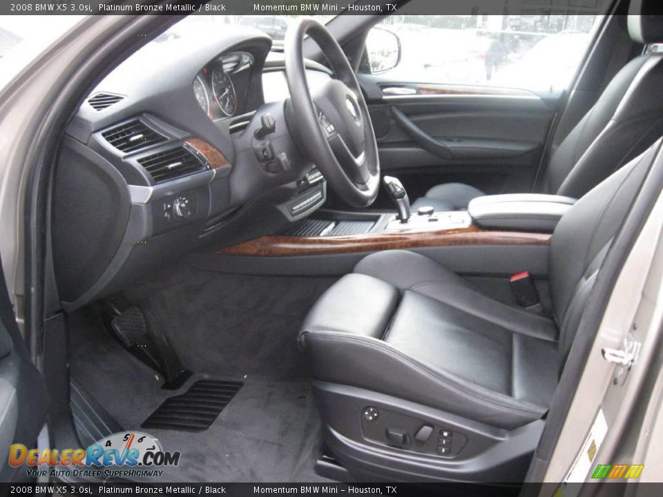 2008 BMW X5 3.0si Platinum Bronze Metallic / Black Photo #13