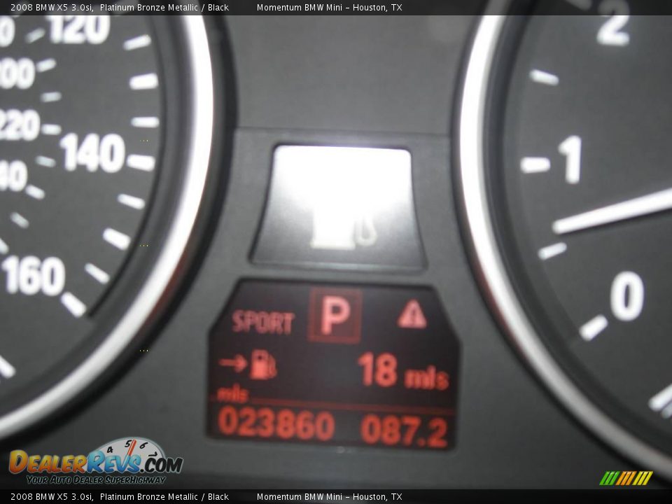2008 BMW X5 3.0si Platinum Bronze Metallic / Black Photo #17