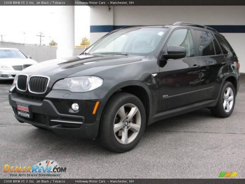 2008 BMW X5 3.0si Jet Black / Tobacco Photo #1