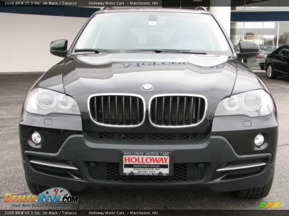 2008 BMW X5 3.0si Jet Black / Tobacco Photo #2