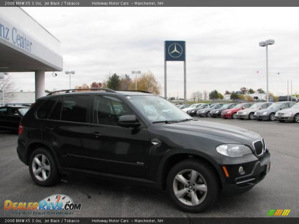 2008 BMW X5 3.0si Jet Black / Tobacco Photo #3