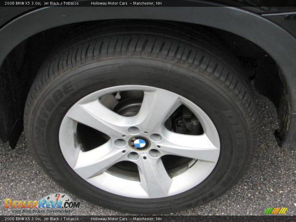 2008 BMW X5 3.0si Jet Black / Tobacco Photo #5