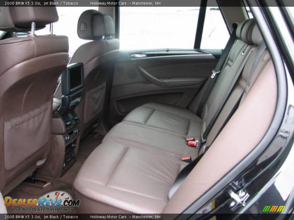 2008 BMW X5 3.0si Jet Black / Tobacco Photo #6