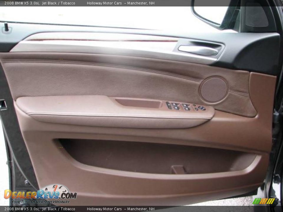 2008 BMW X5 3.0si Jet Black / Tobacco Photo #9