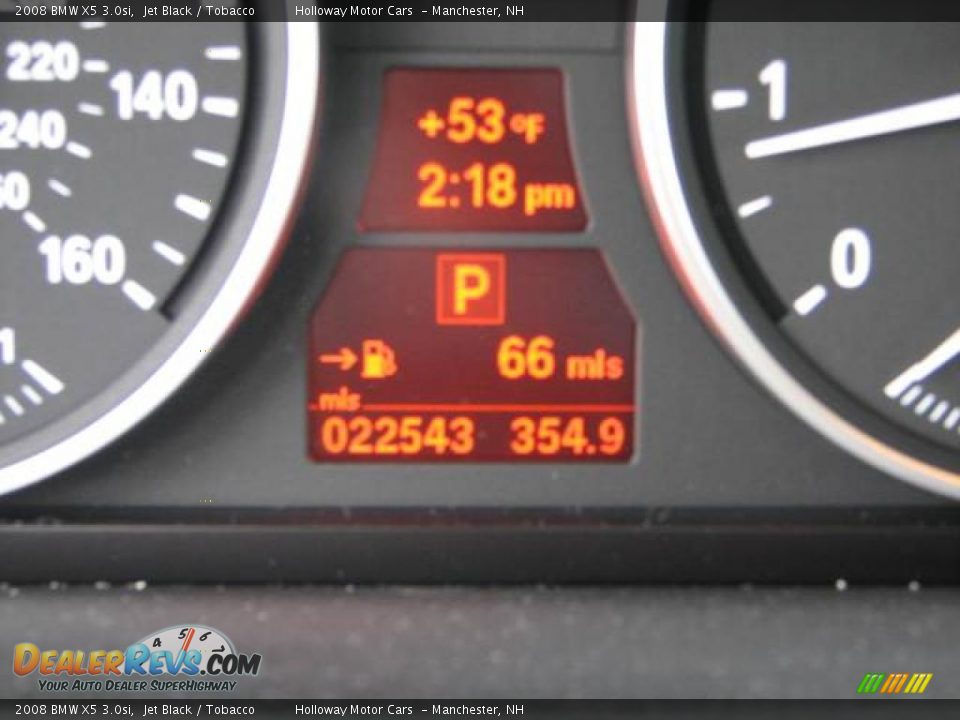 2008 BMW X5 3.0si Jet Black / Tobacco Photo #11