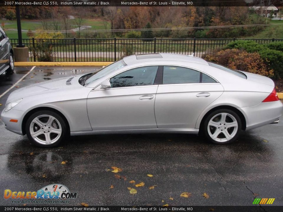 2007 Mercedes-Benz CLS 550 Iridium Silver Metallic / Black Photo #1