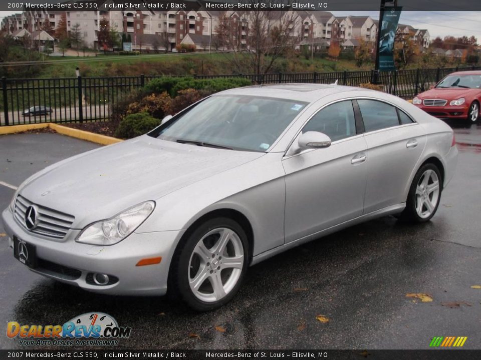 2007 Mercedes-Benz CLS 550 Iridium Silver Metallic / Black Photo #2