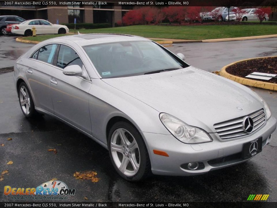 2007 Mercedes-Benz CLS 550 Iridium Silver Metallic / Black Photo #4