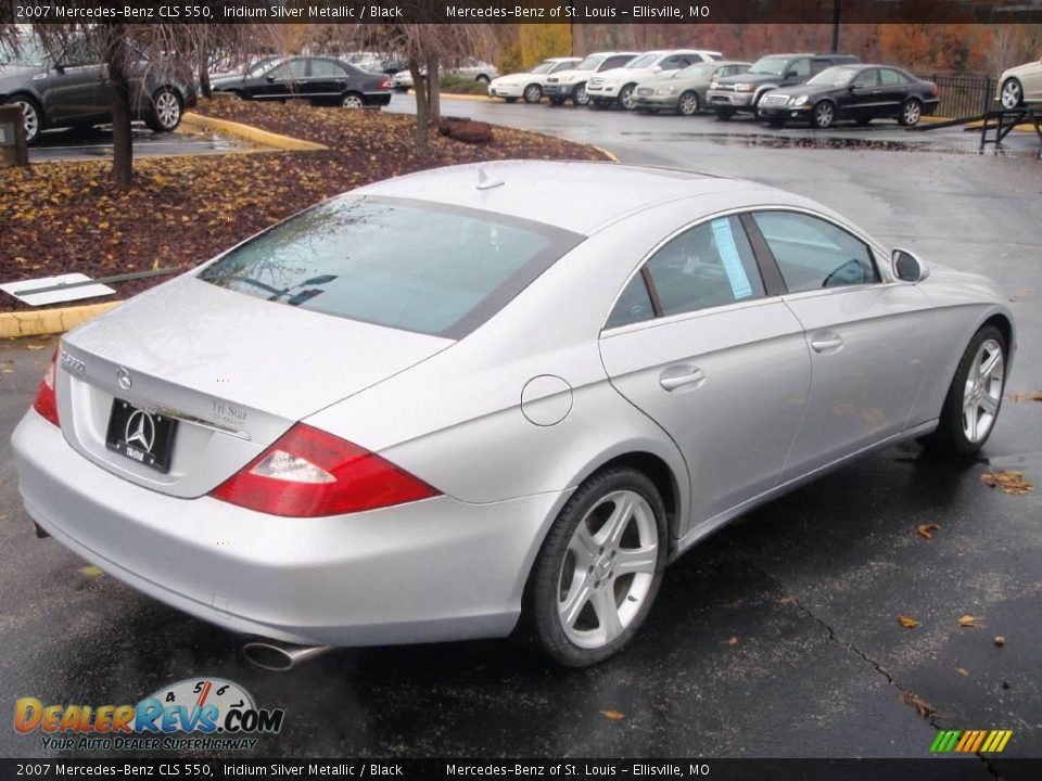 2007 Mercedes-Benz CLS 550 Iridium Silver Metallic / Black Photo #6