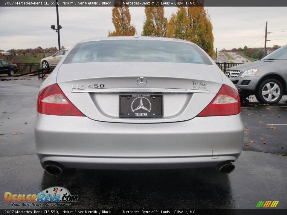 2007 Mercedes-Benz CLS 550 Iridium Silver Metallic / Black Photo #7