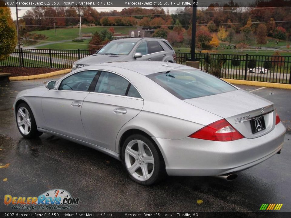 2007 Mercedes-Benz CLS 550 Iridium Silver Metallic / Black Photo #8
