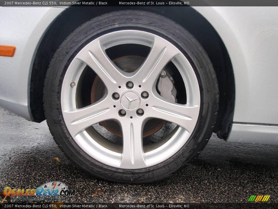 2007 Mercedes-Benz CLS 550 Iridium Silver Metallic / Black Photo #9