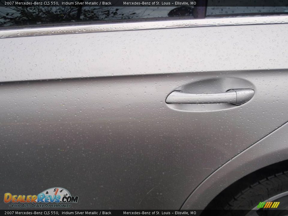2007 Mercedes-Benz CLS 550 Iridium Silver Metallic / Black Photo #10
