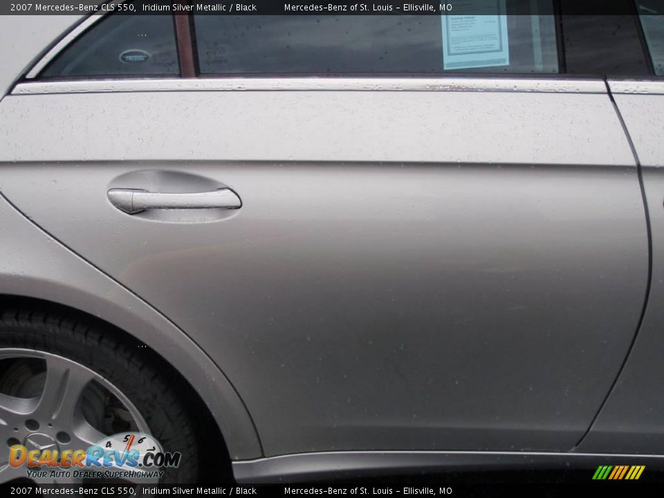 2007 Mercedes-Benz CLS 550 Iridium Silver Metallic / Black Photo #13