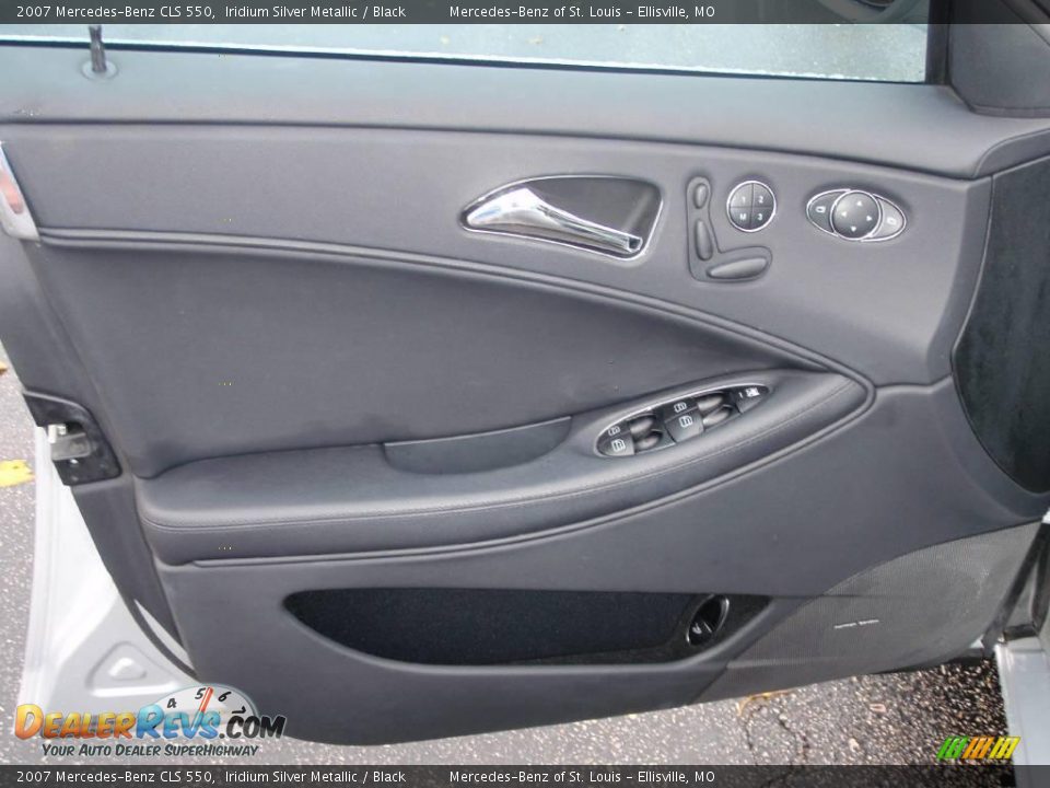 2007 Mercedes-Benz CLS 550 Iridium Silver Metallic / Black Photo #17