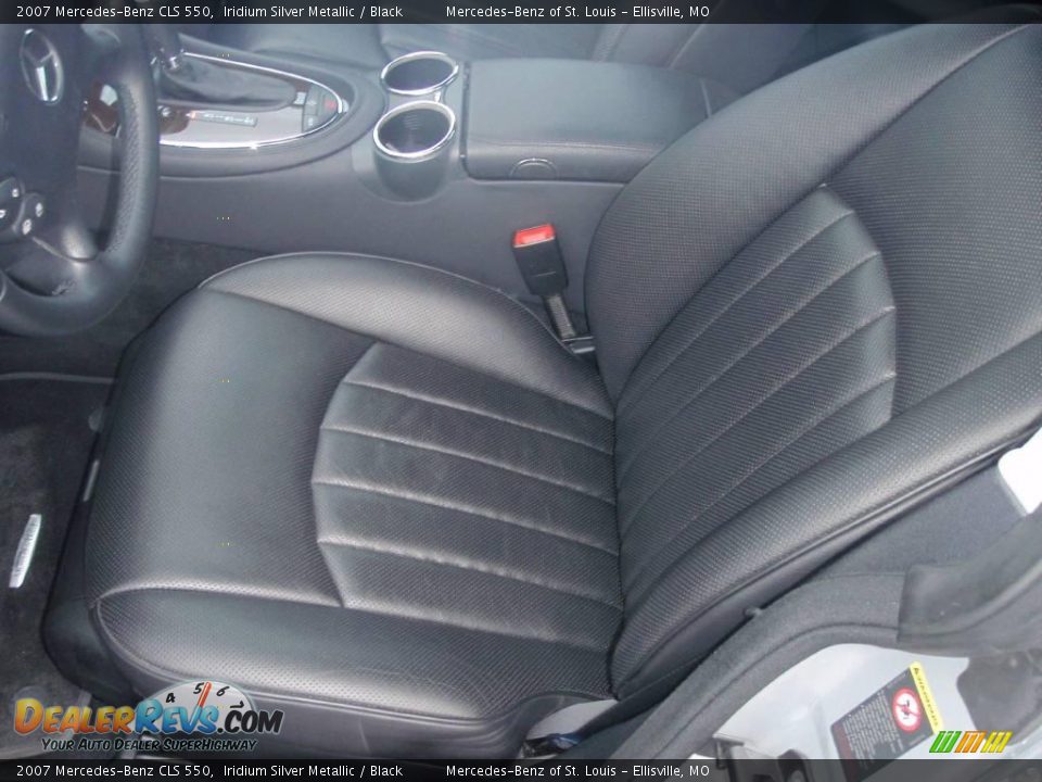 2007 Mercedes-Benz CLS 550 Iridium Silver Metallic / Black Photo #18