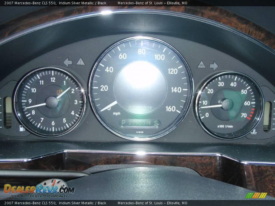 2007 Mercedes-Benz CLS 550 Iridium Silver Metallic / Black Photo #19
