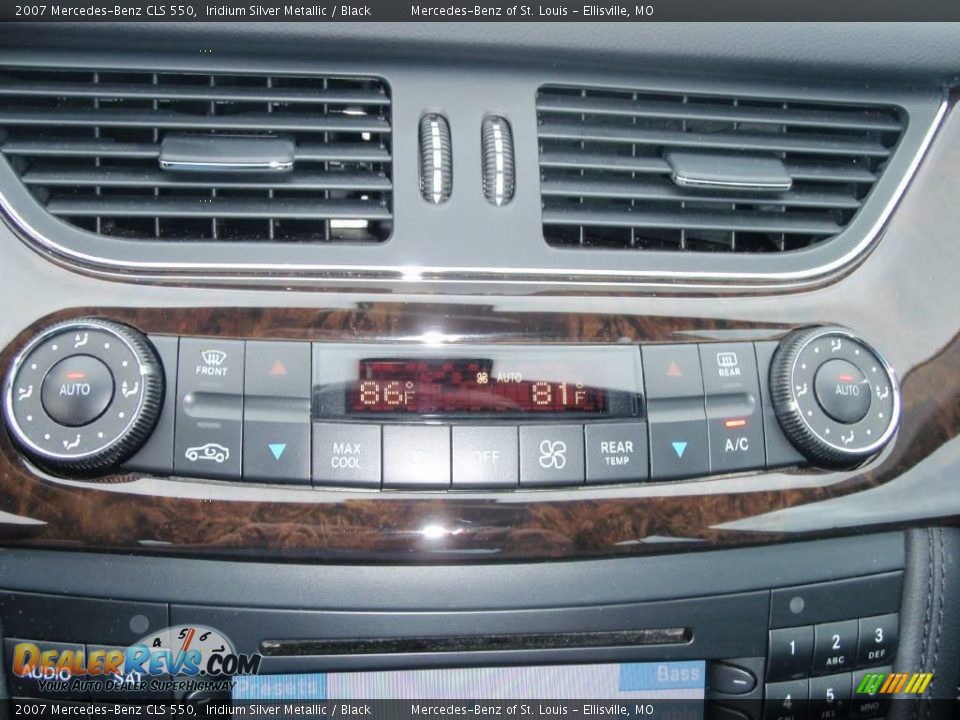 2007 Mercedes-Benz CLS 550 Iridium Silver Metallic / Black Photo #20